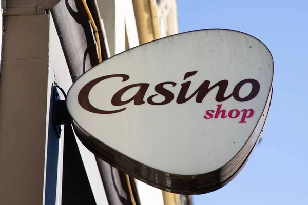 Bordeaux Aquitania Francia 2022 Casinò Negozio Testo Marca Logo Segno — Foto Stock