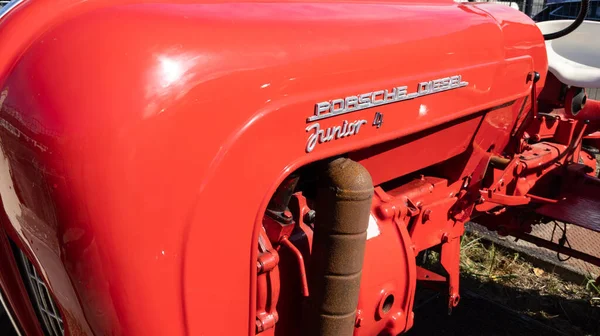 Bordeaux Akwitania Francja 2022 Porsche Tractor Junior Diesel Vintage Classic — Zdjęcie stockowe