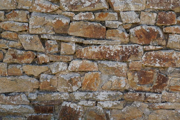 Pedra Pedra Parede Tijolo Horizontal Pedra Livre Fachada Fundo — Fotografia de Stock
