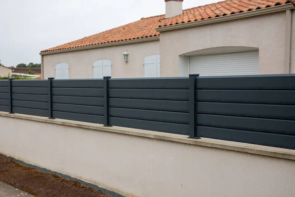 wall street aluminium modern barrier around the house protect view home garden