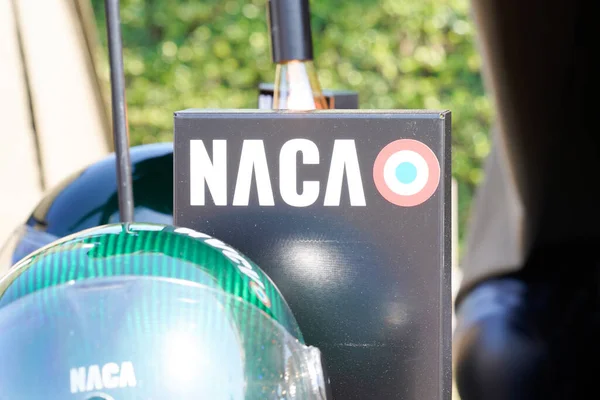 Bordeaux Aquitaine France 2022 Naca Logo Brand Text Sign Motorcycle — Stock Photo, Image