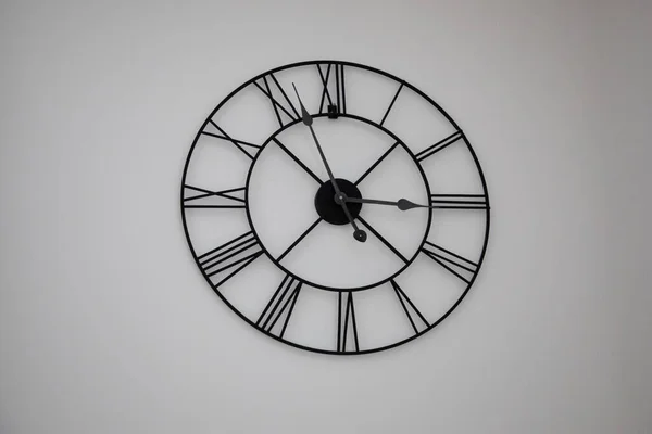 빈티지검은 Clock — 스톡 사진
