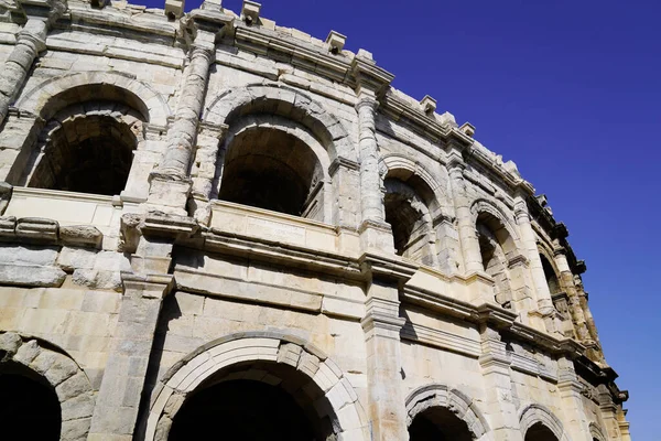 Nimes Cidade Arene França Antiga Roman Arena — Fotografia de Stock