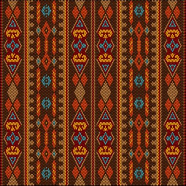 Doymuş renklerin şans ve zenginliği çektiği Asya halkları ve ülkelerinin geleneksel bir süsü. Giysiler için kumaşlara işlenmiş kadın halıları. Nakış desenleri. 