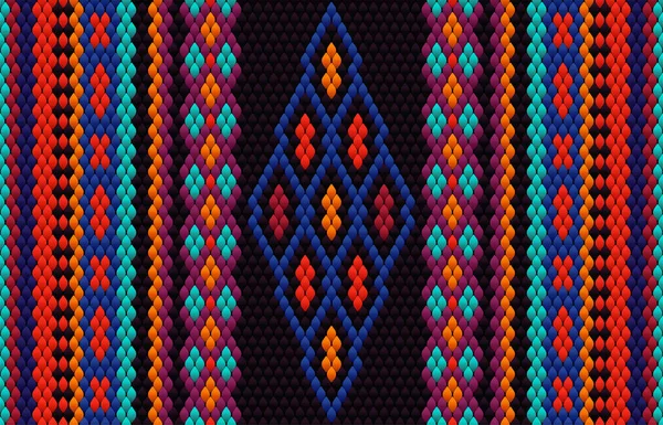 Naadloos Etnisch Folk Nationaal Patroon Ornament Gemaakt Voor Decoratie Design — Stockfoto