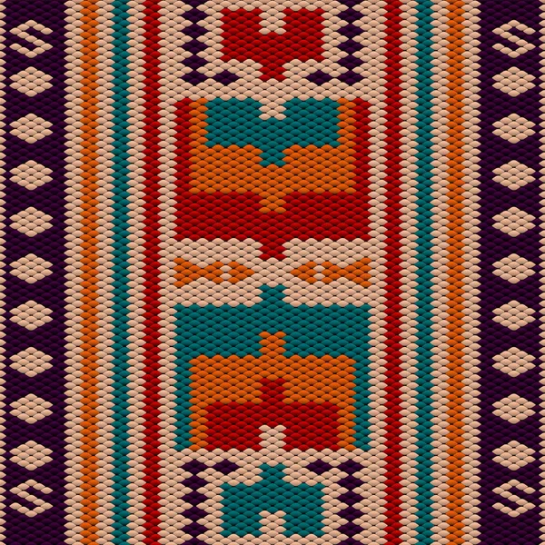 Sin Costuras Étnico Popular Patrón Nacional Ornamento Creado Para Decoración — Foto de Stock