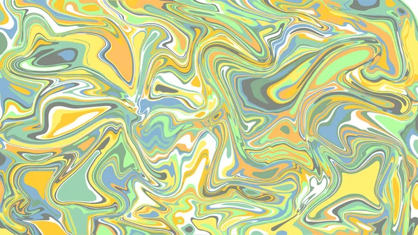断片的なデジタル絵画 カラフルで明るく多色のパターン 万華鏡 — ストックベクタ