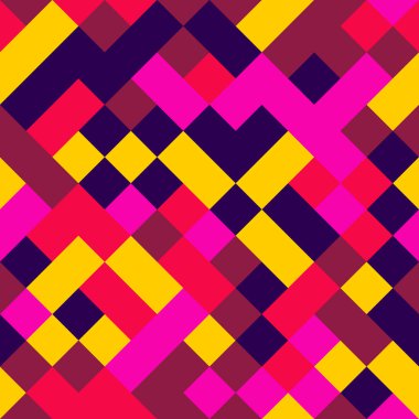 Birçok parlak gradyan kullanılarak yapılan geometrik şekillerin arkaplanı.