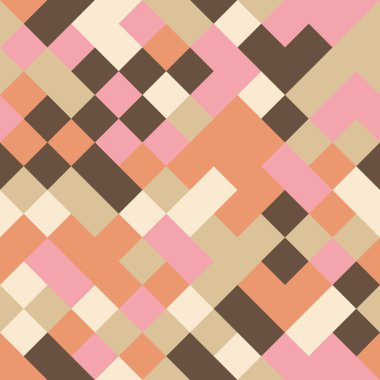 Birçok parlak gradyan kullanılarak yapılan geometrik şekillerin arkaplanı.