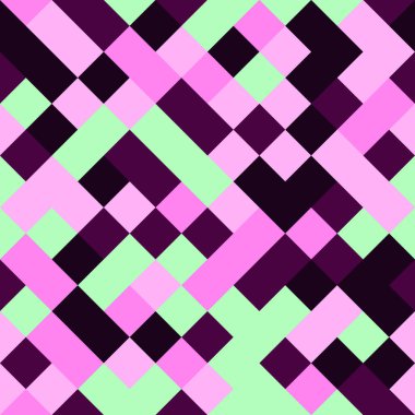 Birçok parlak gradyan kullanılarak yapılan geometrik şekillerin arkaplanı.