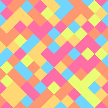 Birçok parlak gradyan kullanılarak yapılan geometrik şekillerin arkaplanı.