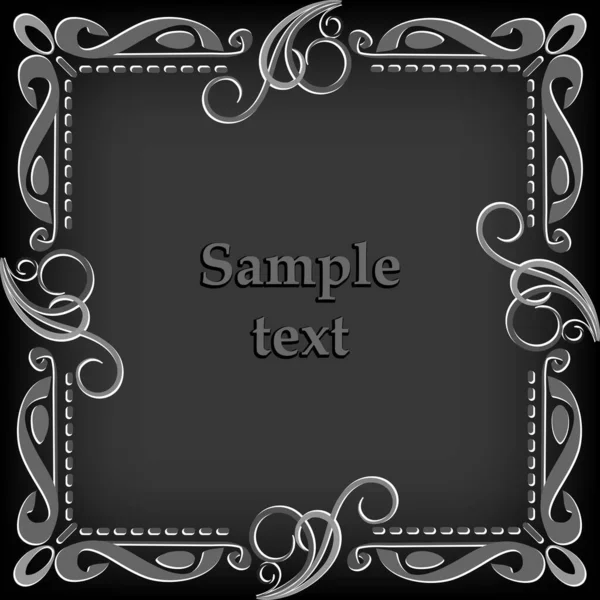 Arapça, Asya tarzı monokrom desenli metin için çerçeve. Çerçeve şenlik, tebrik ve davet metinleri için grunge rengi tasarlandı. 