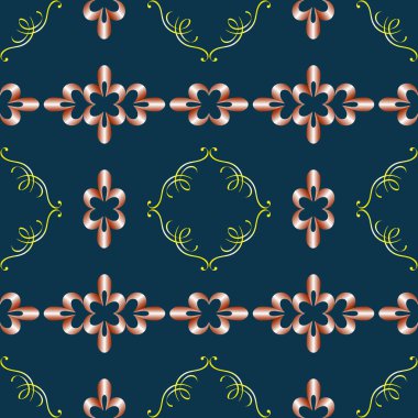 Arapça, Asya ve Latin Amerika tarzında kusursuz, soyut ve renkli elementler..