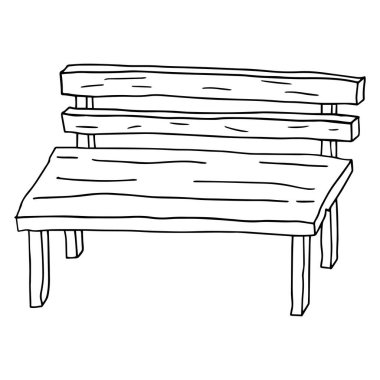 Çizgi film el karalama tahtası bank