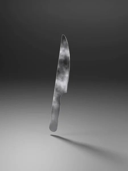 Металлический Нож Крупным Планом Иллюстрация — стоковое фото