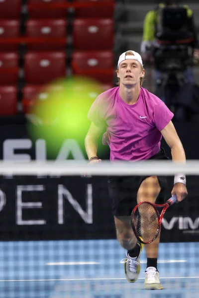 Sofia Bulgarien November 2020 Kanadas Denis Shapovalov Aktion Mot Moldaviens — Stockfoto