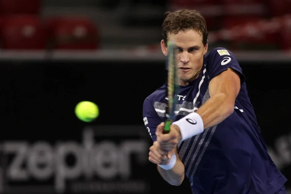 Sofia Bulgaria November 2020 Canadas Vasek Pospisil Action His Quarter — 스톡 사진