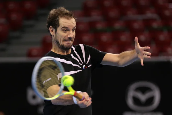 Sofia Bulgaria November 2020 France Richard Gasquet Action Spain Roberto — Stockfoto