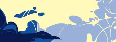 Bir fırtınadan sonra, gün doğumunda, gün batımında, sis sırasında, ön planda, bulutların siluetleri farklı şekillerde ve renk tonlarıyla oynarlar.