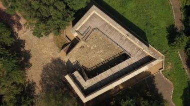 Ukrayna 'daki Chyhynsky kalesi, insansız hava aracından görüş