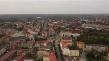 Rusya 'nın Kalininingrad bölgesindeki Sovetsk kasabasının hava manzarası
