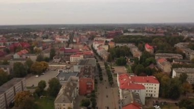 Rusya 'nın Kalininingrad bölgesindeki Sovetsk kasabasının hava manzarası