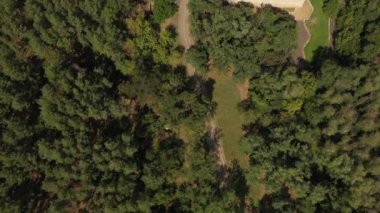 Ukrayna 'daki Chyhynsky kalesi, insansız hava aracından görüş