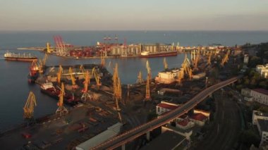 Odesa limanı, Ukrayna, bir İHA 'dan görüş
