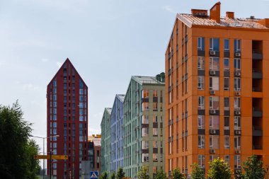Ukrayna, Kyiv 'deki Konfor Kasabası yerleşim merkezi.