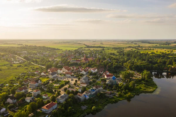 Aerial Zheleznodorozhny Town Kaliningrad Region — Stock Photo, Image