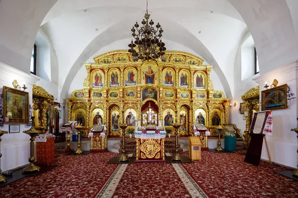 Εσωτερικό Της Εκκλησίας Illinska Στο Χωριό Subotiv Ουκρανία — Φωτογραφία Αρχείου