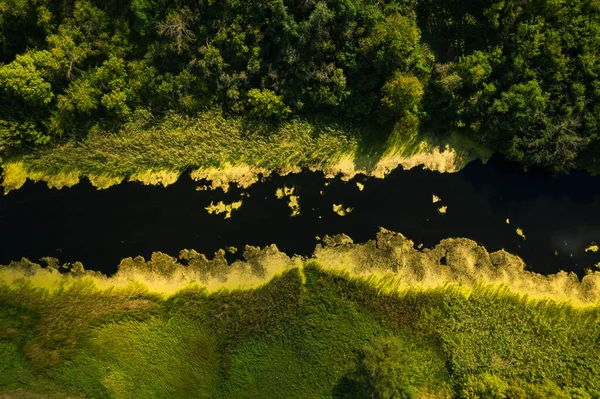 Vista Aérea Desfiladeiro Tyasminsky Cidade Kamianka Ucrânia — Fotografia de Stock