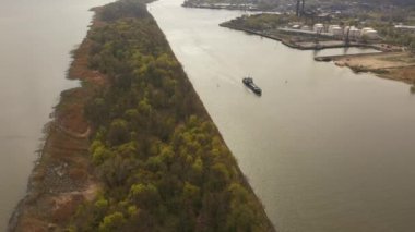 Kaliningrad bölgesindeki Svetliy kasabasının havadan görüntüsü