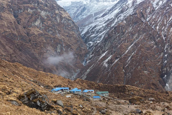 Machapuchare Base Camp, Annapurna Conservation Area, 히말라야 , Nepal — 스톡 사진