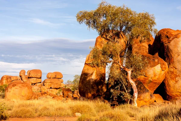 Steine Australischen Outback Devils Marbles Karlu Karlu Conservation Reserve Northern — Stockfoto