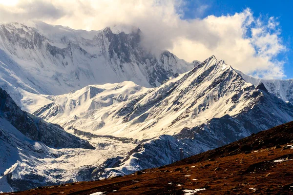 Montañas Del Himalaya Himalaya Nepal Área Conservación Annapurna — Foto de Stock