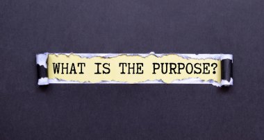 Yazılı not: Beyaz arkaplan, gözlük ve kalem yakınındaki PURPOSE nedir?
