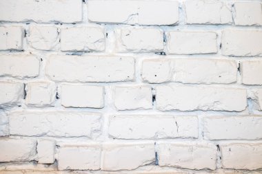 derin kırık beyaz silikat tuğla duvar closeup doku ve arka plan.