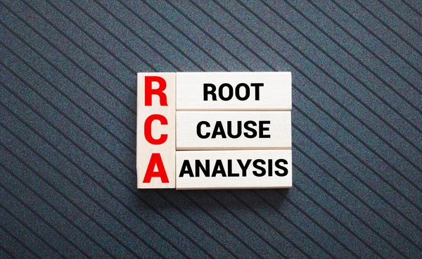 Közelkép Gazdaság Egy Kártya Val Üzenet Root Cause Analysis Üzleti — Stock Fotó