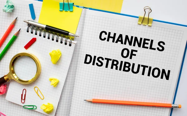 Business Still Life Distribution Channel — Stock Photo, Image