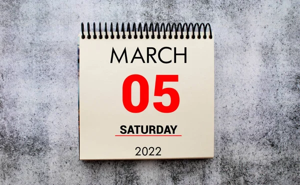 Marzo Día Del Mes Fecha Del Calendario Soporte Para Calendario — Foto de Stock