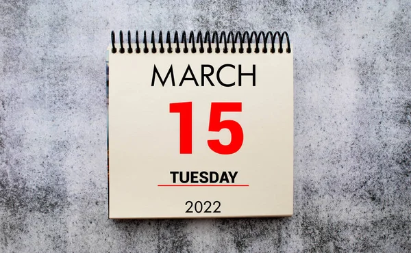 Marzo Día Del Mes Fecha Del Calendario Soporte Para Calendario — Foto de Stock