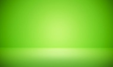 Arkaplan 3D oda veya stüdyo koyu yeşil duvar gradyanı