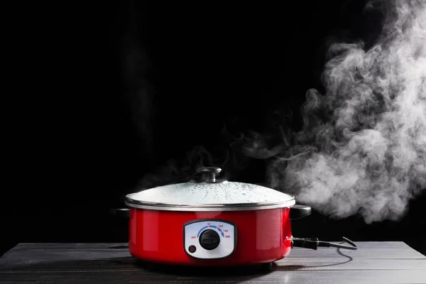 Boiling Pot Of Water On Hot Electric Burner Stock Photo, Picture and  Royalty Free Image. Image 34317573.