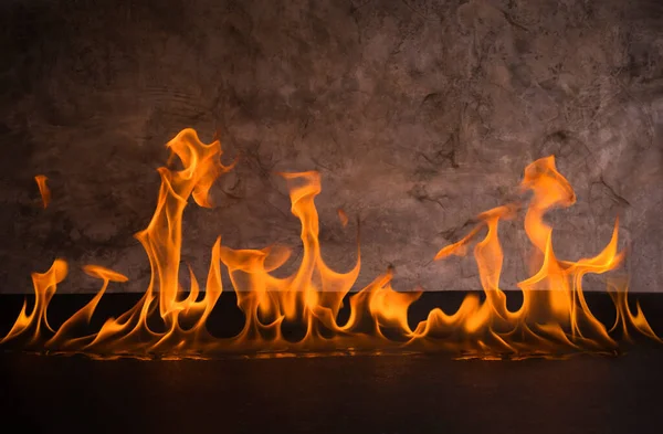Plameny Hoří Paliv Jako Ropa Plyn Png Oheň Velmi Horký — Stock fotografie
