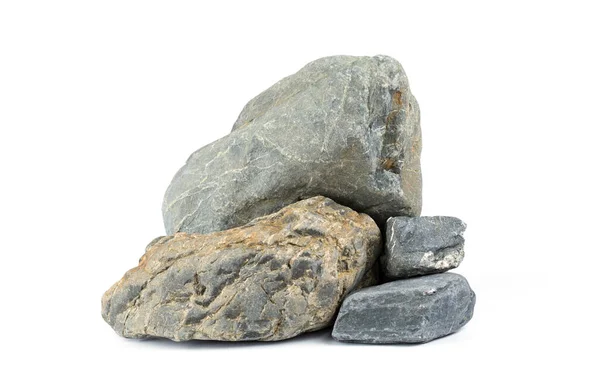 River Rock Mountain Rock Isolated White Background — Stock Photo, Image
