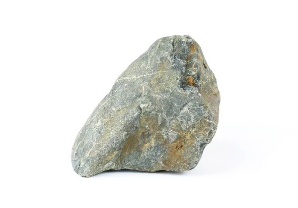 在白色背景上隔离的岩石或石头 — 图库照片