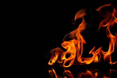 ateş ve alev yanan yakıt gaz png siyah arka planda