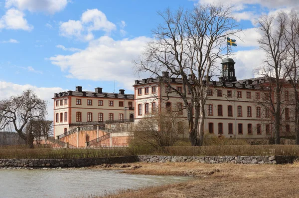 Außenansicht Des Schlosses Tullgarns Der Schwedischen Provinz Sodermanland — Stockfoto