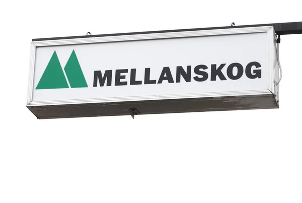 Sveg Suecia Mayo 2022 Logotipo Organización Cooperativa Propietarios Forestales Mellanskog — Foto de Stock